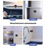 Suport magnetic USAMS US-ZJ049, Dashboard Mount, Compatibil MagSafe, Rotire 360 grade, Rosu / Negru 12 - lerato.ro