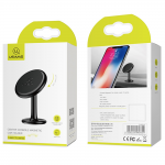 Suport magnetic USAMS US-ZJ049, Dashboard Mount, Compatibil MagSafe, Rotire 360 grade, Rosu / Negru 13 - lerato.ro