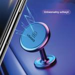 Suport magnetic USAMS US-ZJ049, Dashboard Mount, Compatibil MagSafe, Rotire 360 grade, Rosu / Negru 4 - lerato.ro