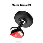 Suport magnetic USAMS US-ZJ049, Dashboard Mount, Compatibil MagSafe, Rotire 360 grade, Rosu / Negru 11 - lerato.ro