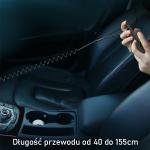 Incarcator auto Usams C22, 2x USB-A, Cablu USB-C / Lightning / MicroUSB, 2.4A, Negru 4 - lerato.ro