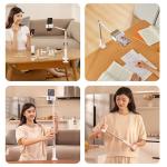 Suport universal tip brat pentru telefon USAMS US-ZB255, Reglabil, Rotire 360 grade, Negru 5 - lerato.ro