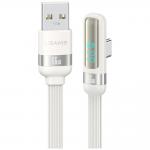 Cablu pentru incarcare si transfer de date USAMS US-SJ651, USB la USB-C, 66W, 5A, 1.2m, Alb 2 - lerato.ro