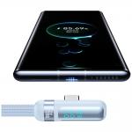 Cablu pentru incarcare si transfer de date USAMS US-SJ651, USB la USB-C, 66W, 5A, 1.2m, Alb 3 - lerato.ro
