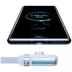 Cablu pentru incarcare si transfer de date USAMS US-SJ651, USB la USB-C, 66W, 5A, 1.2m, Mov 3 - lerato.ro