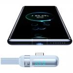 Cablu pentru incarcare si transfer de date USAMS US-SJ651, USB la USB-C, 66W, 5A, 1.2m, Albastru 3 - lerato.ro