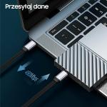 Adaptor Hub 4-in-1 USAMS US-SJ560, USB-C la USB-C / USB-C la Lightning / USB-A la USB-C / USB-A la Lightning, 60W, 3A, 480Mbps, Silver 7 - lerato.ro