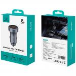 Incarcator auto Usams CC327, 1x USB-C, 1x USB-A, 45W, 3A, Gri 5 - lerato.ro