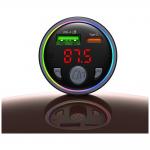 Incarcator auto USAMS CC328, 1x USB-C si 1x USB-A, Modulator FM, Bluetooth 5.0, PD 30W, Gri 5 - lerato.ro