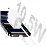 Incarcator retea USAMS T69, 10.5W, 2.1A, 1xUSB-A, Fast Charging, Alb 5 - lerato.ro
