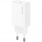 Incarcator retea USAMS T69, 20W, 3A, 1xUSB-C, Fast Charging, Alb 2 - lerato.ro