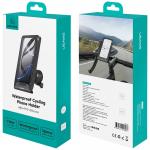 Suport universal bicicleta USAMS ZJ083, Rotire 360 grade, Waterproof, Negru 3 - lerato.ro