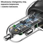 Incarcator auto USAMS US-CC169, 2x USB-C, 2xUSB-A, 120W, 4.5A, Negru 7 - lerato.ro