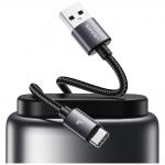 Cablu pentru incarcare si transfer de date USAMS U91, USB-A la USB-C, 18W, 3A, 1m, Negru 3 - lerato.ro