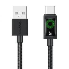 Cablu pentru incarcare si transfer de date USAMS U92, USB-A la USB-C, 18W, 3A, 1.2m, Negru