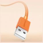 Cablu pentru incarcare si transfer de date USAMS U92, USB-A la USB-C, 18W, 3A, 1.2m, Portocaliu 4 - lerato.ro