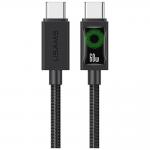 Cablu pentru incarcare si transfer de date USAMS U92, USB-C la USB-C, 60W, 3A, 1.2m, Negru 2 - lerato.ro