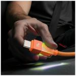 Cable USAMS U93 240W USB-C to USB-C 1.2m orange 3 - lerato.ro