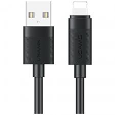 Cablu pentru incarcare si transfer de date USAMS U94, USB-A la Lightning, 12W, 2.4A, 1m, Negru