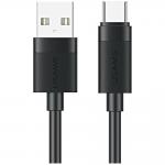 Cablu pentru incarcare si transfer de date USAMS U94, USB-A la USB-C, 18W, 3A, 1m, Negru 2 - lerato.ro