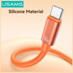 Snur pentru carcase 2 in 1 USAMS U97, Cablu USB-C la USB-C, 60W, 3A, Lungime 30cm, Negru 5 - lerato.ro