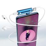 Adaptor USB-C la USB-C mama / Jack 3.5mm USAMS US-SJ277 AU07, Albastru 3 - lerato.ro