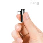 Adaptor USB-C la USB-C mama / Jack 3.5mm USAMS US-SJ277 AU07, Albastru 5 - lerato.ro