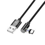 Cablu pentru incarcare USAMS US-SJ445, USB-A la USB-C, 2.1A, 1m, Negru 2 - lerato.ro