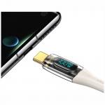 Cablu pentru incarcare si transfer de date USAMS Shadow Series US-SJ591, 2x USB-C, 100W, 5A, 480Mbps, 2m, Negru 5 - lerato.ro