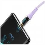 Cablu pentru incarcare si transfer de date USAMS Shadow Series US-SJ591, 2x USB-C, 100W, 5A, 480Mbps, 2m, Negru 8 - lerato.ro