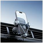 Suport auto USAMS ZJ085, Air Vent Mount, Ajustabil, Negru 6 - lerato.ro