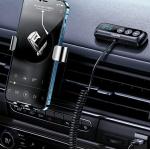 Transmitator si receptor audio USAMS US-SJ503, Bluetooth 5.0, Suport card TF, Lungime cablu 2m, Negru 3 - lerato.ro
