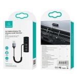 Transmitator si receptor audio USAMS US-SJ503, Bluetooth 5.0, Suport card TF, Lungime cablu 2m, Negru 6 - lerato.ro