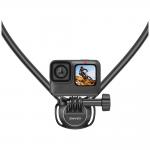 Suport pentru gat USAMS JoyGo Joy01 compatibil cu camere video sport, Reglabil, Negru 6 - lerato.ro