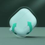 Carcasa din silicon USAMS US-BH741 compatibila cu Apple AirPods 3, Roz 5 - lerato.ro