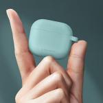 Carcasa din silicon USAMS US-BH741 compatibila cu Apple AirPods 3, Roz 6 - lerato.ro