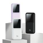 Baterie externa portabila USAMS US-CD213, 30000 mAh, Putere 20W, 1x USB-C, 1x USB-A, 1x Cablu USB-C, 1x Cablu Lightning, Quick Charge 3.0, Alb 9 - lerato.ro