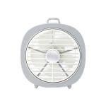 Ventilator pentru birou USAMS ZB065, 4W, 3 trepte viteza, 800mAh, Cablu USB 1.2m integrat, Gri 2 - lerato.ro