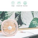 Ventilator pentru birou USAMS ZB065, 4W, 3 trepte viteza, 800mAh, Cablu USB 1.2m integrat, Gri 4 - lerato.ro