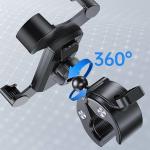 Suport universal bicicleta USAMS US-ZJ064, Rotire 360 grade, Negru 5 - lerato.ro