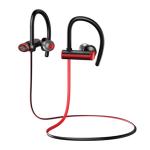 Casti wireless sport USAMS S4 US-YD004, Bluetooth 5.0, Autonomie 8h, IPX4, Negru / Rosu 2 - lerato.ro