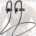 Casti wireless sport USAMS S4 US-YD004, Bluetooth 5.0, Autonomie 8h, IPX4, Negru / Rosu 5 - lerato.ro