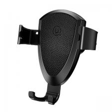 Accesorii Auto / Moto / Bicicleta, Suport auto universal USAMS US-CD45 Gravity,  Air Vent Mount,Incarcare Wireless 10W, Rotire 360 grade, Negru, lerato.ro