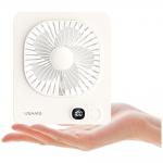 Ventilator pentru birou USAMS ZB363, 3 trepte viteza, Autonomie 6h, 2000mAh, Baza magnetica, Display LED, USB-C, Mov 5 - lerato.ro