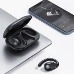 Casti wireless USAMS BHUEM01, Bluetooth 5.3, Autonomie 8h, 650mAh, USB-C, Negru 3 - lerato.ro