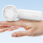 Ventilator portabil USAMS ICE01 BC Series, 500 mAh, 3 viteze, Indicator LED, USB-C, Roz 4 - lerato.ro