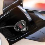 Incarcator auto USAMS US-CC045, 2xUSB-A, 2.1A, Indicator LED, Negru 11 - lerato.ro