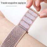 Curea din nylon USAMS US-ZB073 compatibila cu Apple Watch 4/5/6/7/SE, 40/41mm, Rosu 5 - lerato.ro