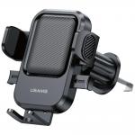 Suport auto universal USAMS One-touch ZJ090,  Air Vent Mount, Rotire 360 grade, Negru 2 - lerato.ro