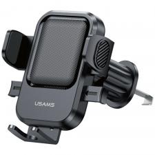 Accesorii Auto / Moto / Bicicleta, Suport auto universal USAMS One-touch ZJ090,  Air Vent Mount, Rotire 360 grade, Negru, lerato.ro